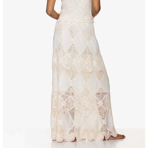 Helen Jon Scallop Crochet Maxi Skirt/Bandeau Dress - Picture 3 of 11
